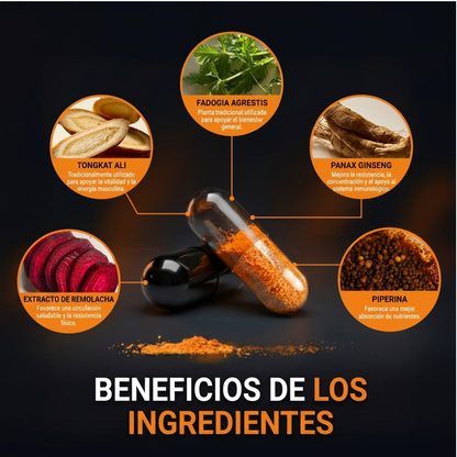 Veloria™  Soporte Natural de Testosterona