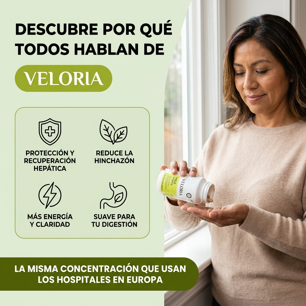 Veloria-Elimina Hinchazón y Recupera Tu Hígado